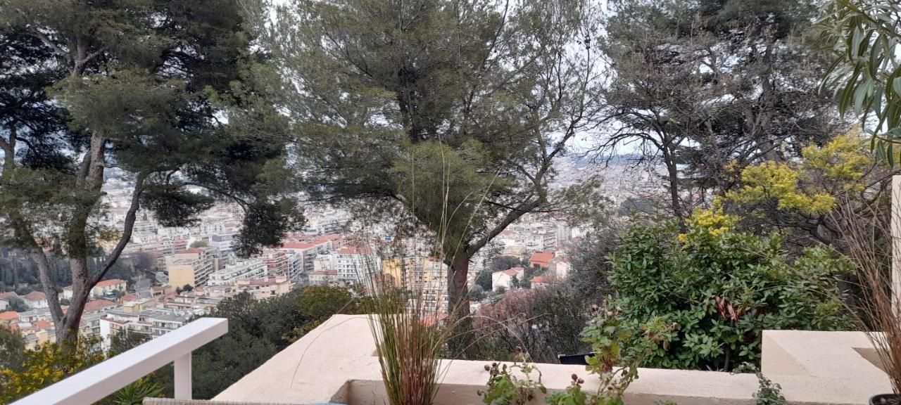 Chambre D Hote Avec Clim Terrasse Et Petit Dejeuner Hauteurs De Nice Buitenkant foto
