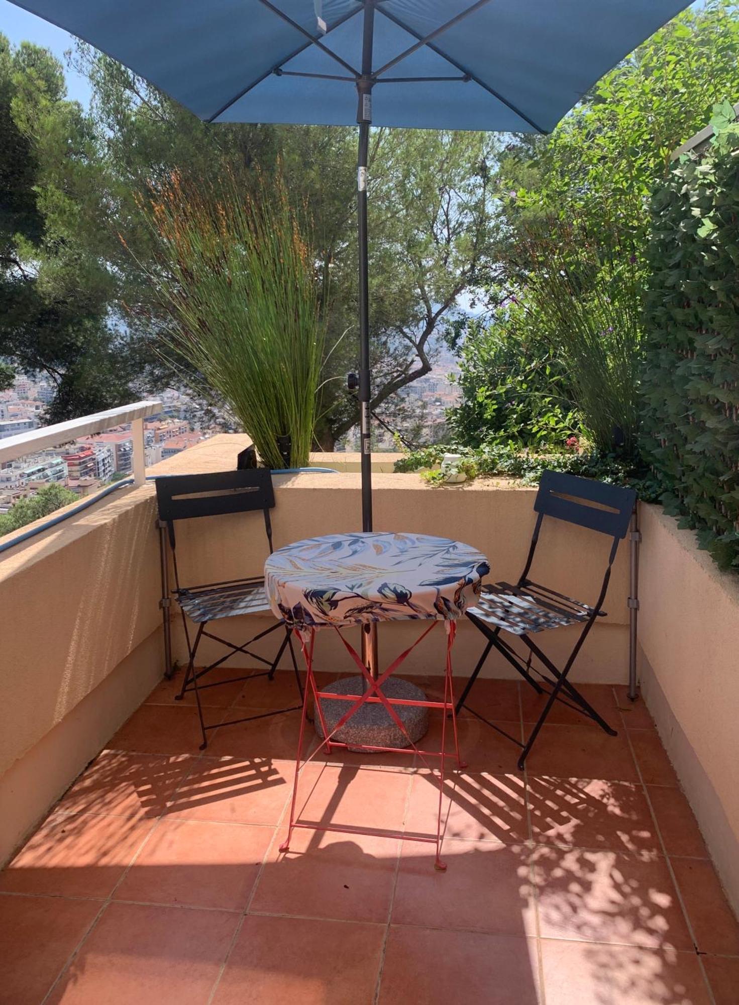 Chambre D Hote Avec Clim Terrasse Et Petit Dejeuner Hauteurs De Nice Buitenkant foto